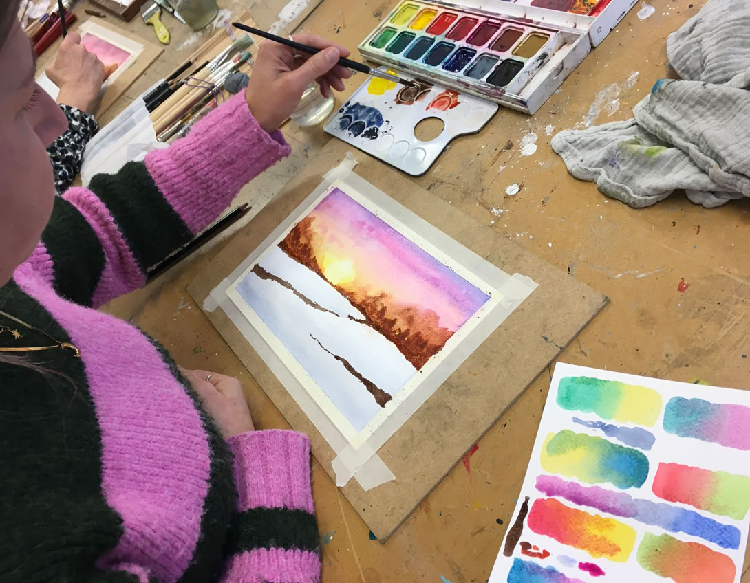 Cours de dessin à l'atelier Tcheskiss, Delémont Jura, CCRD