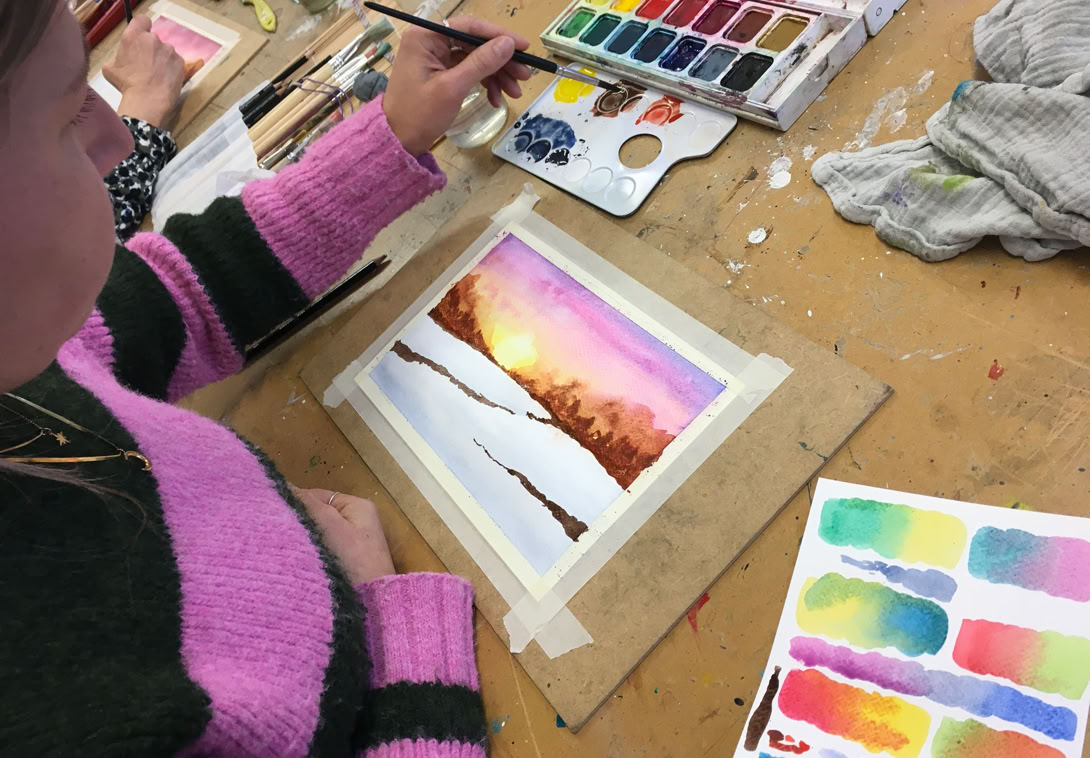 Cours de dessin à l'atelier Tcheskiss, Delémont Jura, CCRD