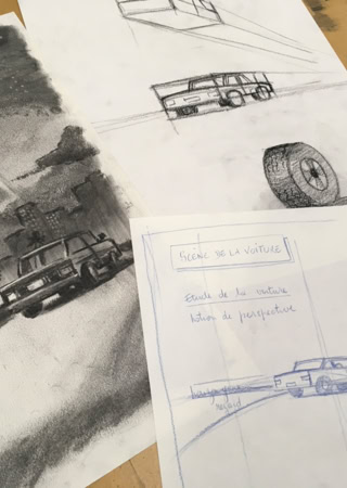 Atelier de dessin pour enfants. Atelier Tcheskiss Delémont Jura