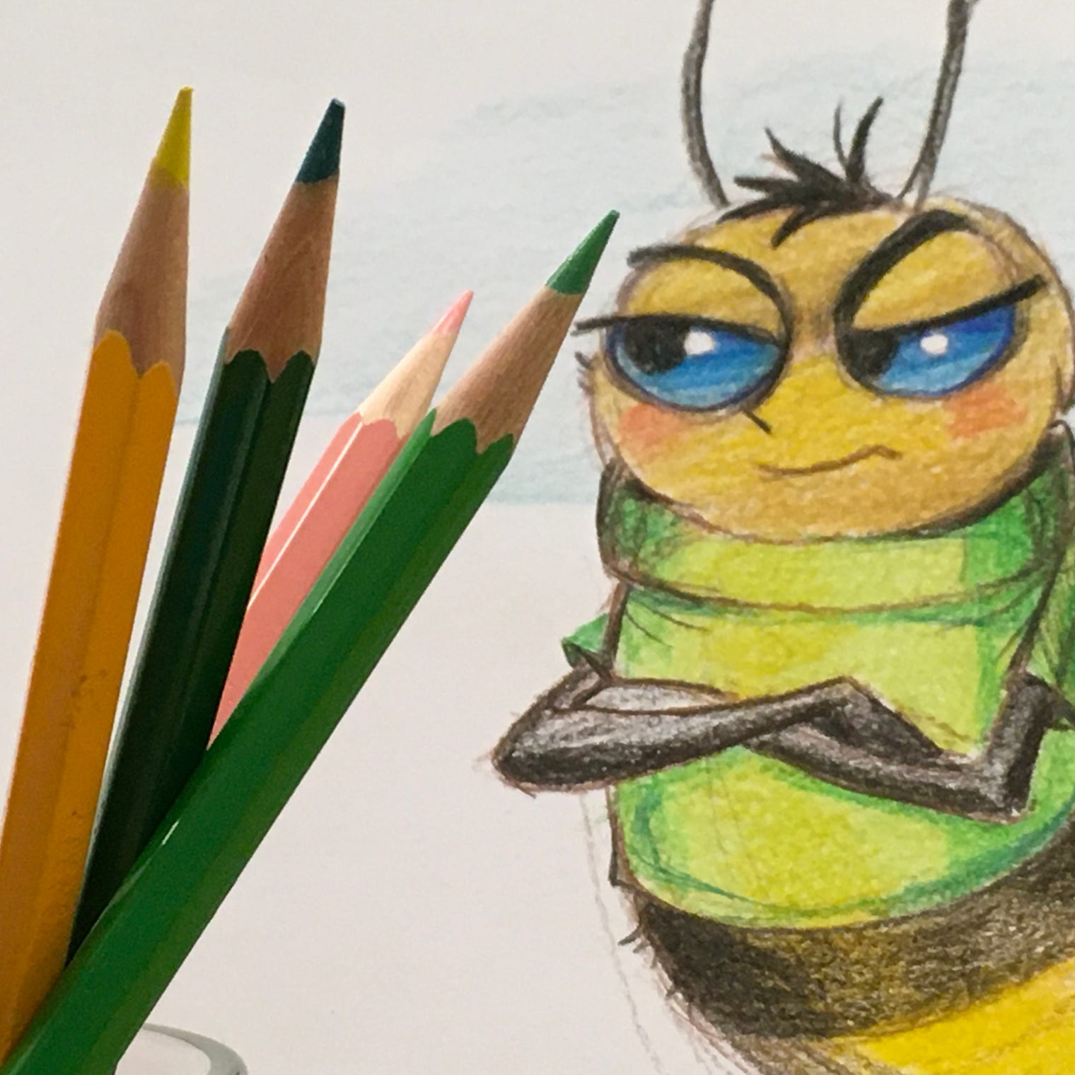 Créer un personnage stylisé d'après "Bee" de Pixar