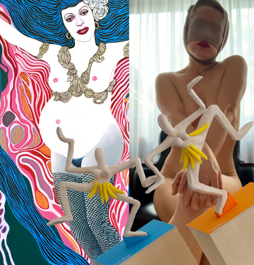 Entre dessin, sculpture, vidéo et dessin animé, l’exposition solidaire « en ligne » 8 MARS, conçue par Denis Tcheskiss, joue l’art de la résistance féministe face aux difficultés d’ouvrir les lieux culturels à Delémont pendant l’épidémie du Coronavirus en 2021.