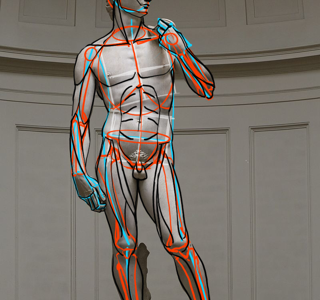 Atelier Tcheskiss. David de Michel-Ange. Anatomie simplifiée. Cours de dessin pour enfants et adultes. Delémont Jura