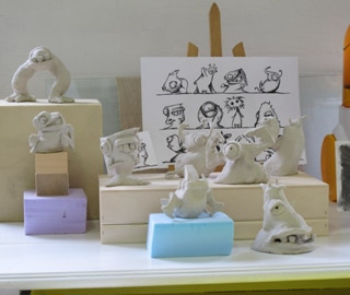 Atelier Tcheskiss. Cours de sculpture et modelage pour enfants et adultes. Delémont Jura