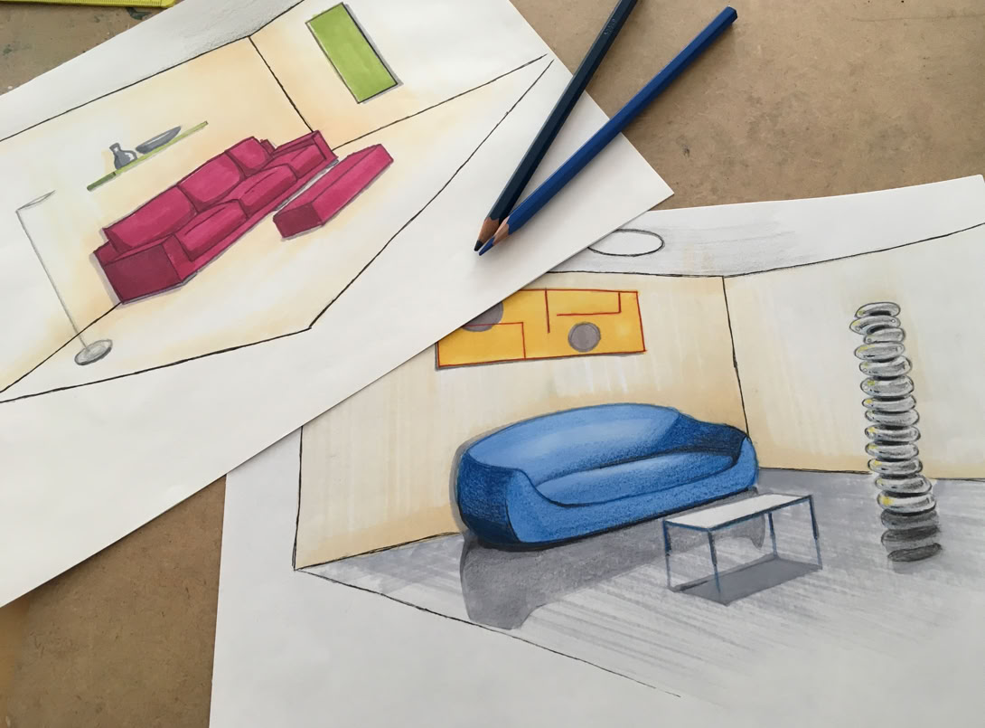 Cours sur mesure, dessin d'architecture, art décoratif, bijouterie, dessin, peinture sculpture, atelier Tcheskiss Delémont Jura. Atelier Tcheskiss