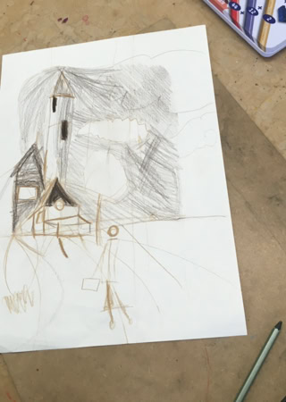 Atelier de dessin pour enfants. Atelier Tcheskiss Delémont Jura