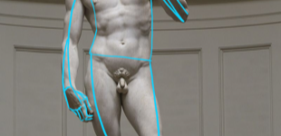 Atelier Tcheskiss. David de Michel-Ange. Anatomie simplifiée. Cours de dessin pour enfants et adultes. Delémont Jura