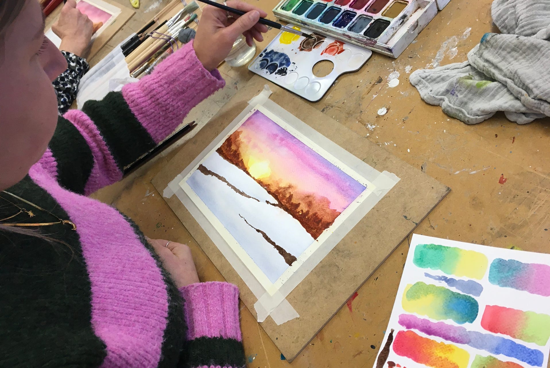Cours de dessin à l'atelier Tcheskiss, Delémont Jura, CCRD